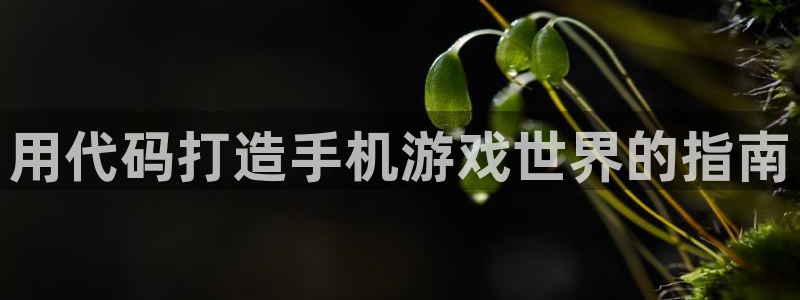 沐鸣2开户地址：用代码打造手机游戏世界的指南