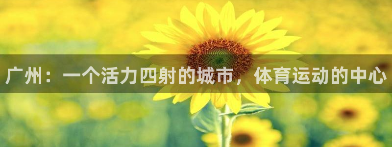 球客岛：广州：一个活力四射的城市，体育运动的中心